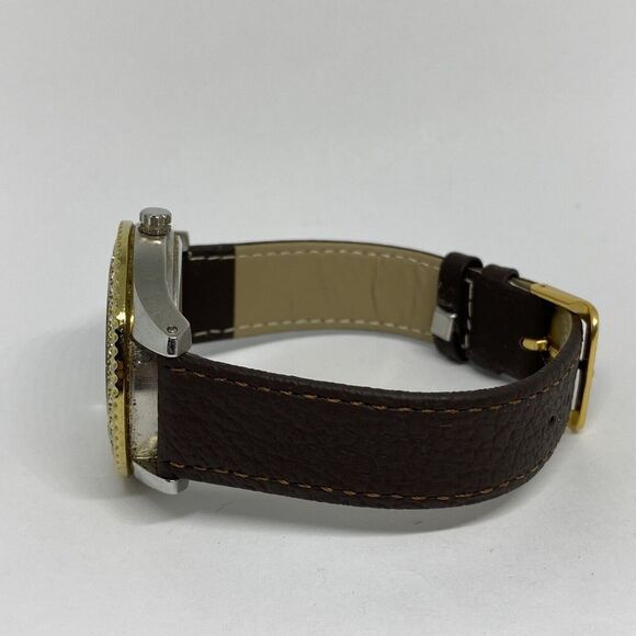 Fossil Stella ES2944 Women's Brown Leather Strap Analog Dial Quartz Watch EY476 - Picture 9 of 12